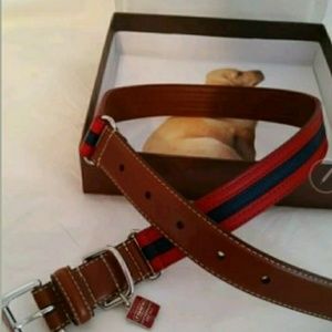 ISO (In Search Of) LG Red & Navy Coach Collar